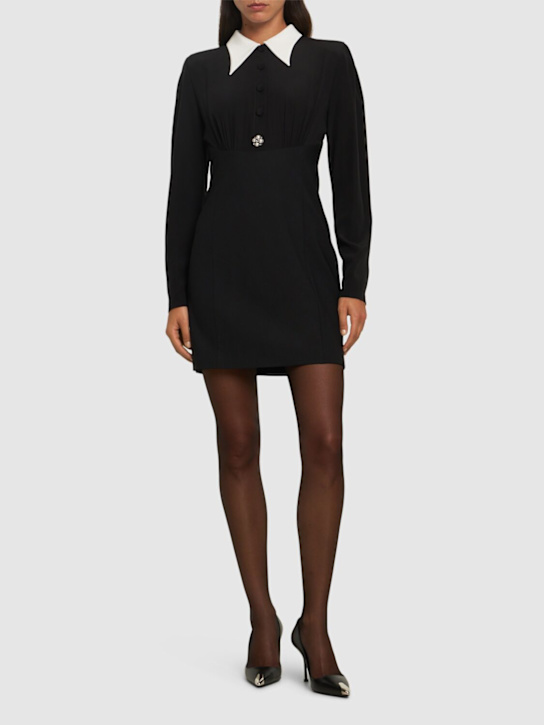 Luisaviaroma Vestito Mini In Seta Crêpe De Chine