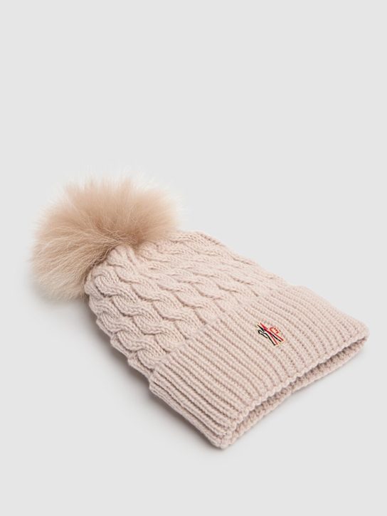 Luisaviaroma Virgin Wool Beanie W/ Pompom