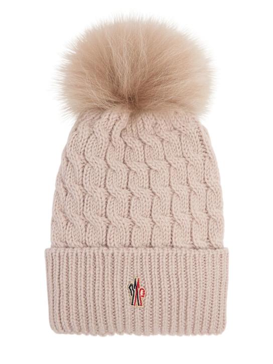 Luisaviaroma Virgin wool beanie w/ pompom