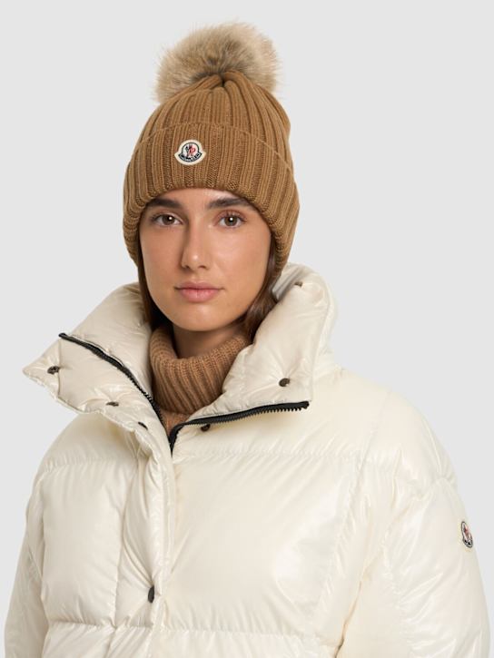 Luisaviaroma Virgin Wool Beanie W/ Pompom