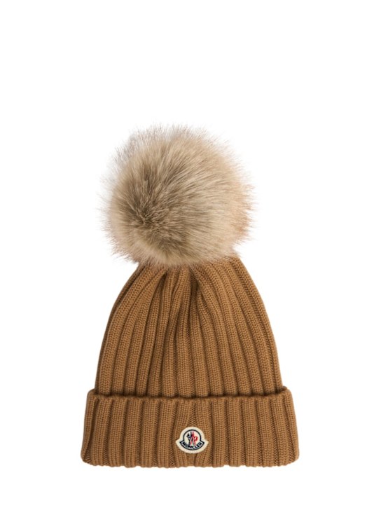Luisaviaroma Virgin wool beanie w/ pompom