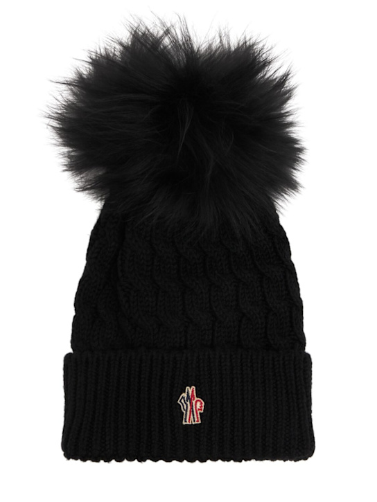 Luisaviaroma Virgin wool beanie w/ pompom
