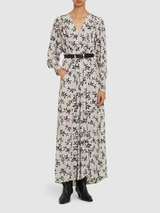 Luisaviaroma Vonick V-neck Viscose Maxi Dress