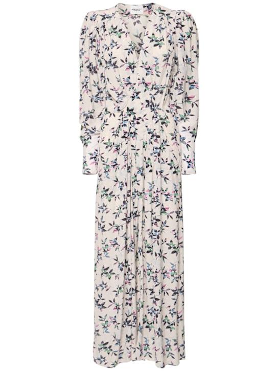 Luisaviaroma Vonick v-neck viscose maxi dress