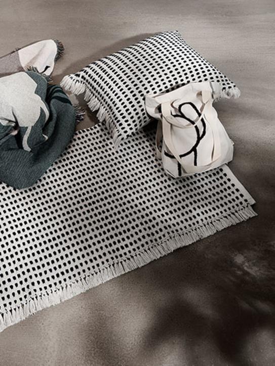 Luisaviaroma Way Cushion W/ Fringed Edges