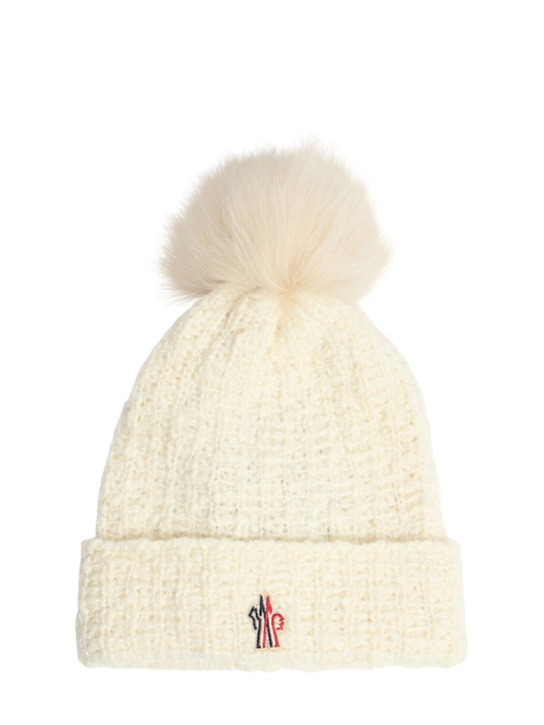 Luisaviaroma Wool blend beanie w/ pompom