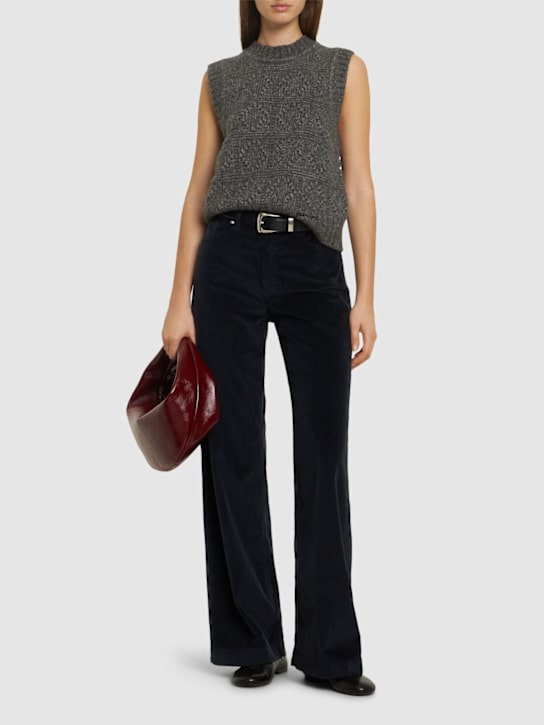 Luisaviaroma Wool & Cotton Bubble Knit Vest