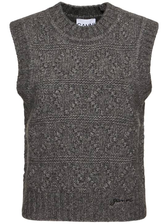 Luisaviaroma Wool & cotton bubble knit vest