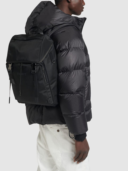 Luisaviaroma Zaino In Cordura Con Logo Dsquared2