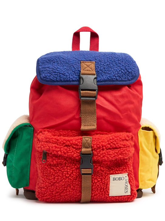 Luisaviaroma Zaino in cotone organico color block