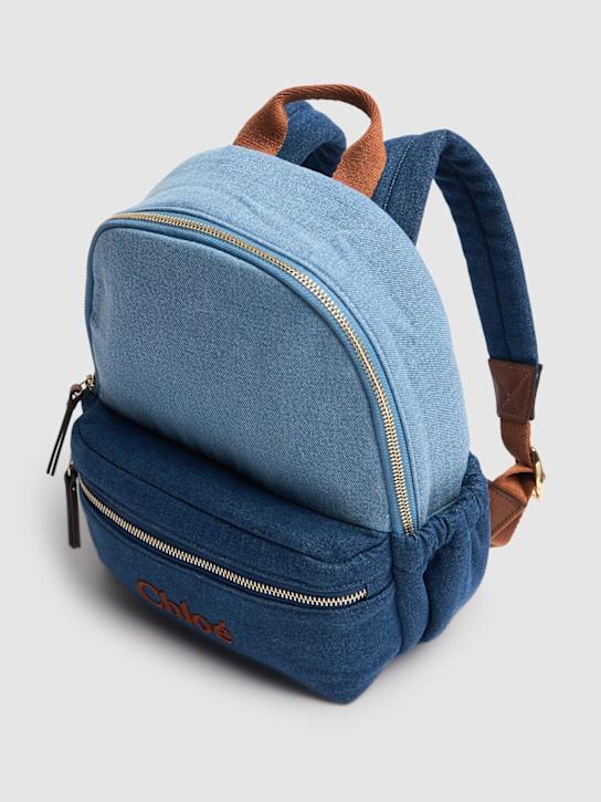 Luisaviaroma Zaino In Denim Di Cotone