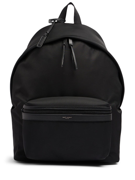 Luisaviaroma Zaino in nylon monogram e pelle