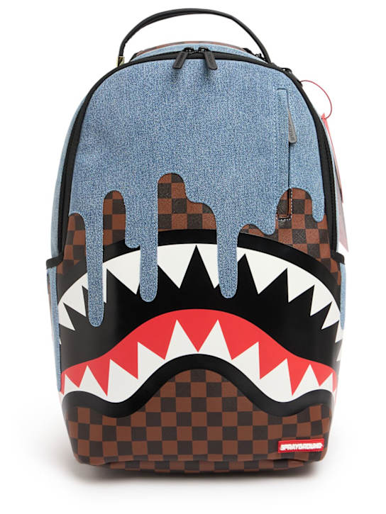 Luisaviaroma Zaino in tela denim stampata