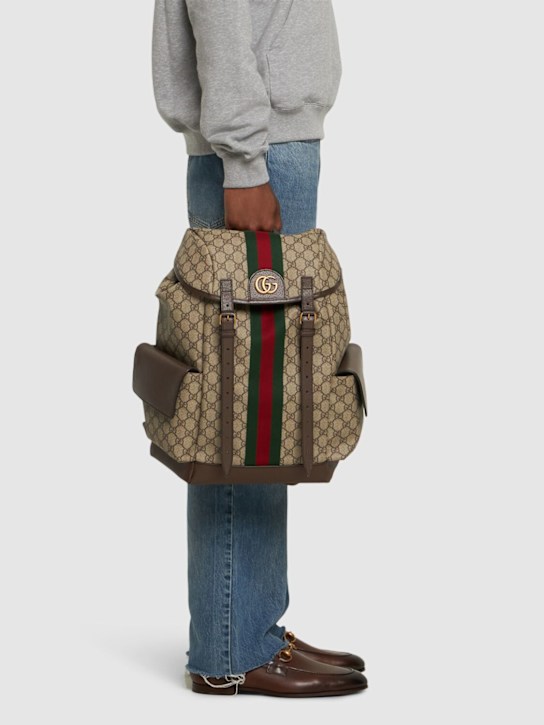 Luisaviaroma Zaino Ophidia GG Supreme Spalmato
