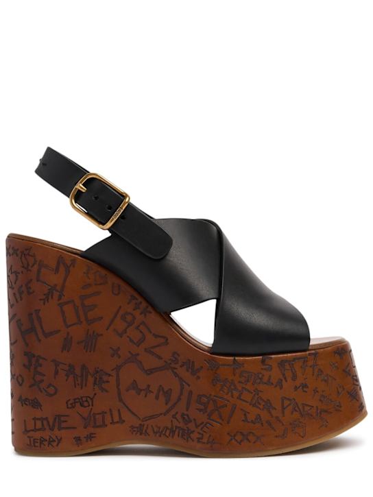 Luisaviaroma Zeppe Maxime in pelle 130mm