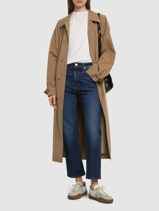 Luisaviaroma Zurie High Rise Straight Ankle Jeans