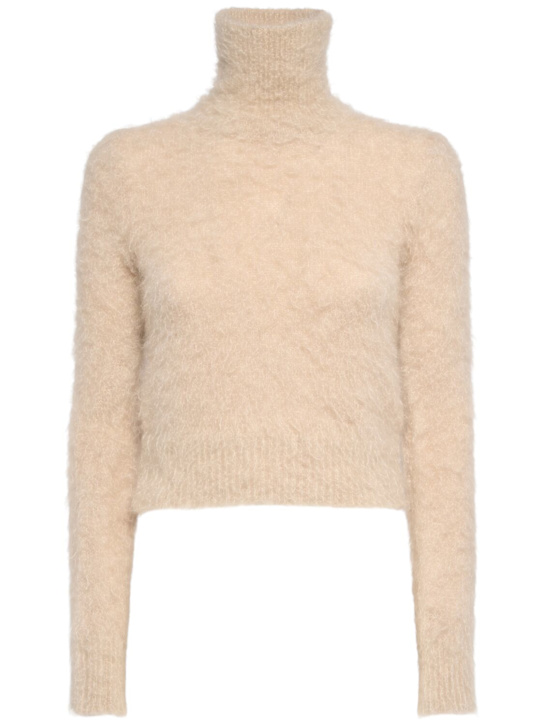 Luisaviaroma Maglia collo alto in misto mohair pettinato