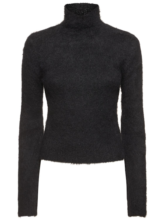 Luisaviaroma Maglia collo alto in misto mohair pettinato