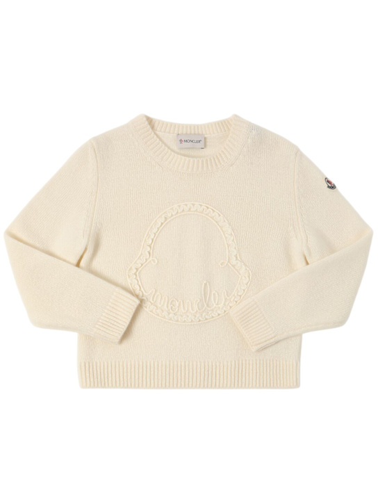 Luisaviaroma Maglia in lana vergine e cashmere con logo