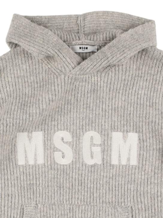 Luisaviaroma Maglia In Misto Acrilico Con Cappuccio