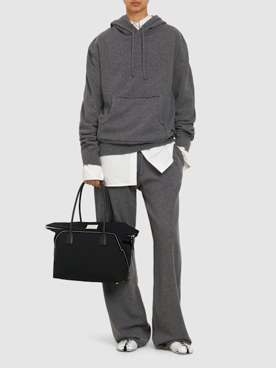 Luisaviaroma Maglia In Misto Cashmere Con Cappuccio