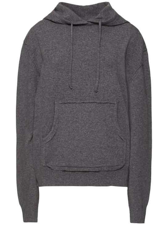 Luisaviaroma Maglia in misto cashmere con cappuccio