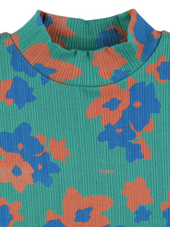 Luisaviaroma Maglia In Misto Cotone Con Stampa Fiori