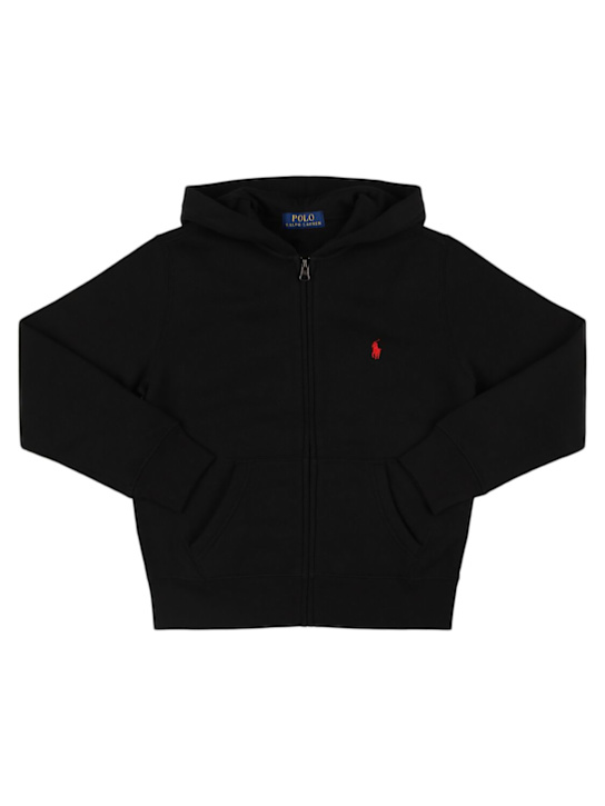 Luisaviaroma Maglia in misto cotone con zip e cappuccio