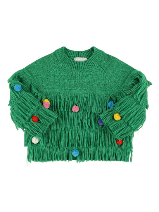 Luisaviaroma Maglione in techno riciclato con frange