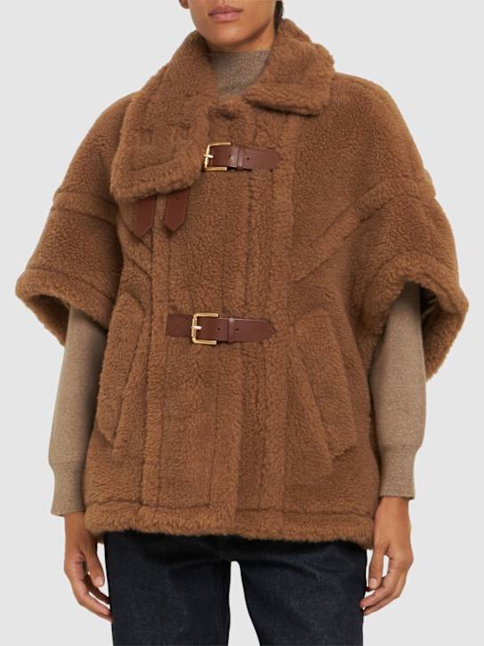 Luisaviaroma Mantella New Rodano In Teddy Di Cammello