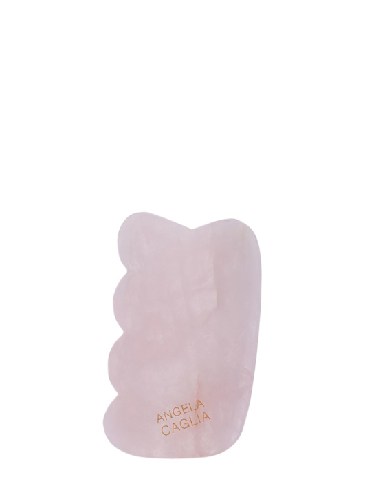 Luisaviaroma Massaggiatore viso Gua Sha in quarzo rosa