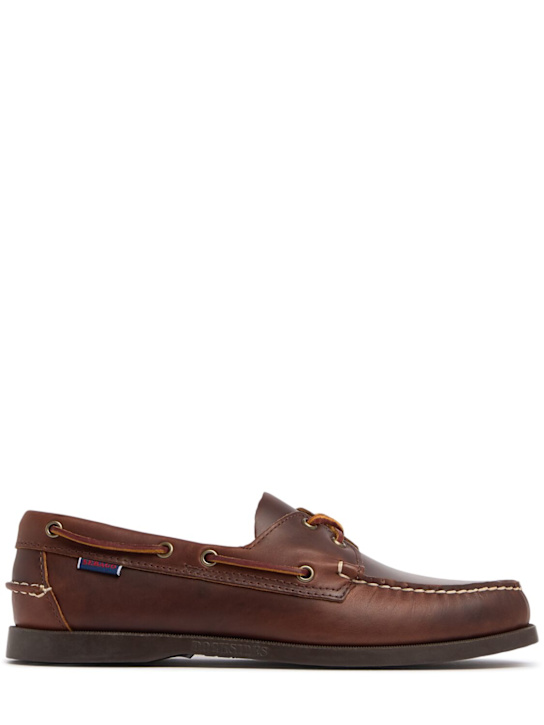 Luisaviaroma Mocassini Dockside Portland in pelle cerata