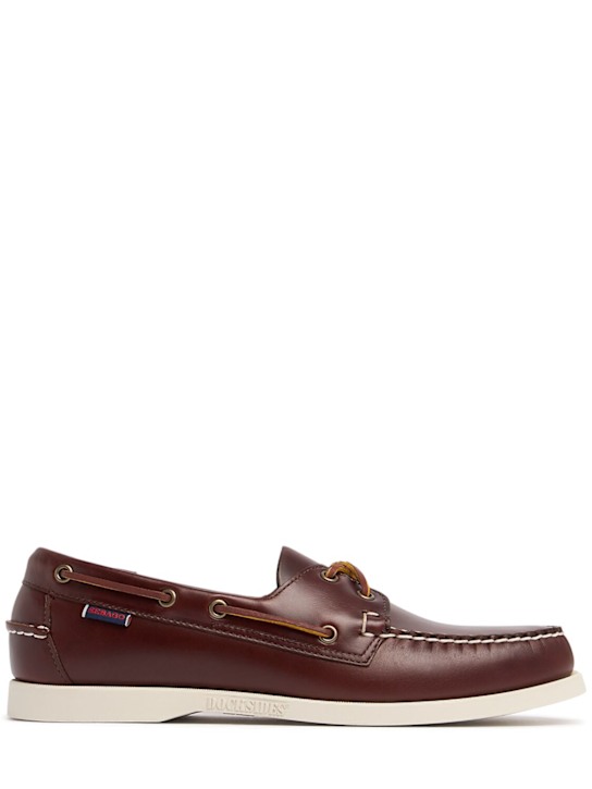 Luisaviaroma Mocassini Dockside Portland in pelle cerata