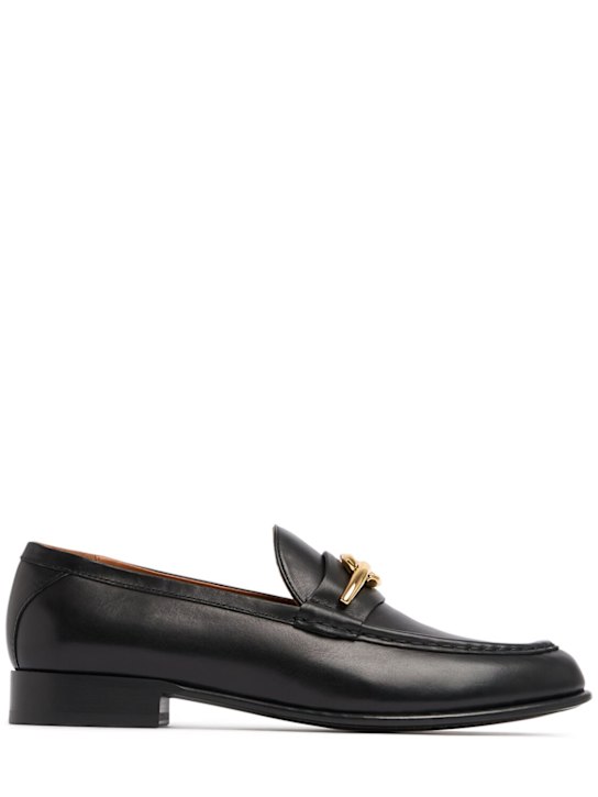 Luisaviaroma Mocassini Vlogo in pelle spazzolata 25mm
