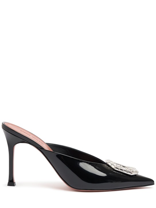 Luisaviaroma Mules Camelia in pelle verniciata 90mm