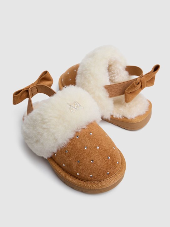 Luisaviaroma Mules In Camoscio Decorato Con Fiocchi