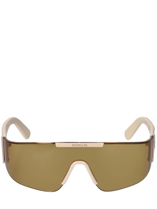 Luisaviaroma Occhiali da sole a maschera Ombrate in metallo
