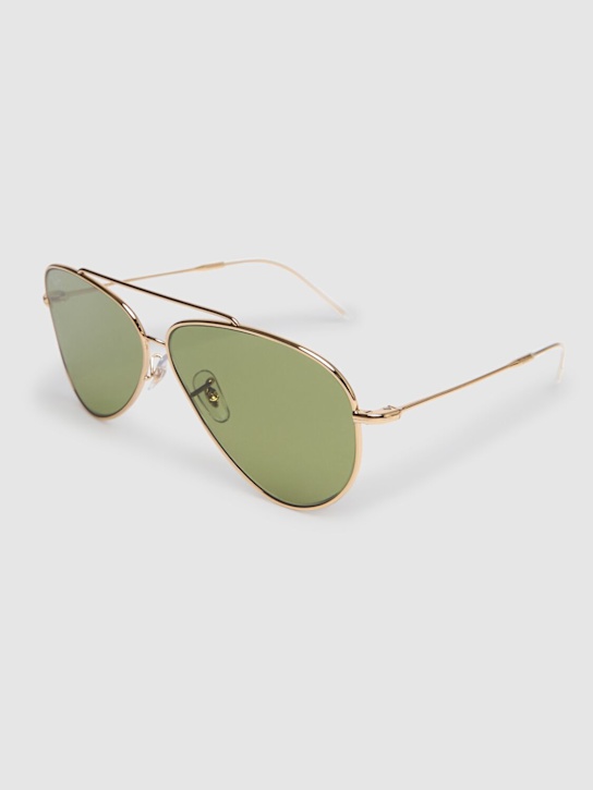 Luisaviaroma Occhiali Da Sole Aviator Reverse In Metallo