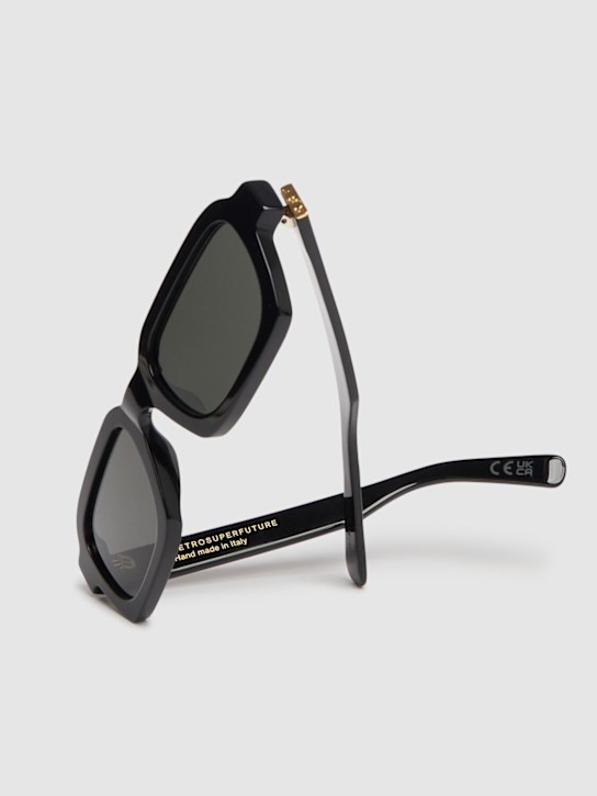 Luisaviaroma Occhiali Da Sole Caro Black In Acetato