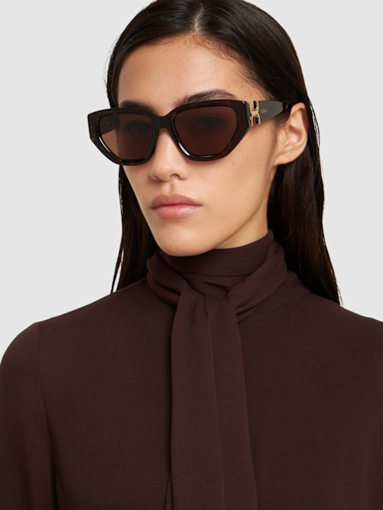 Luisaviaroma Occhiali Da Sole Cat-eye Marcie In Bio-acetato