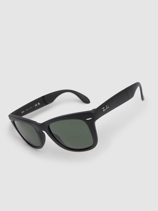 Luisaviaroma Occhiali Da Sole Lucidi Folding Wayfarer