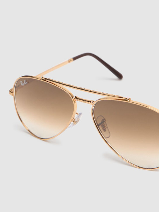 Luisaviaroma Occhiali Da Sole New Aviator In Metallo