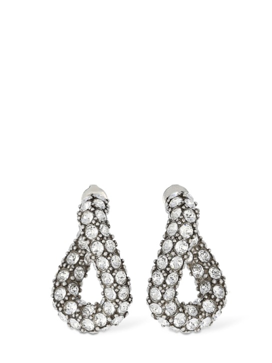 Luisaviaroma Orecchini a cerchio Funky con cristalli