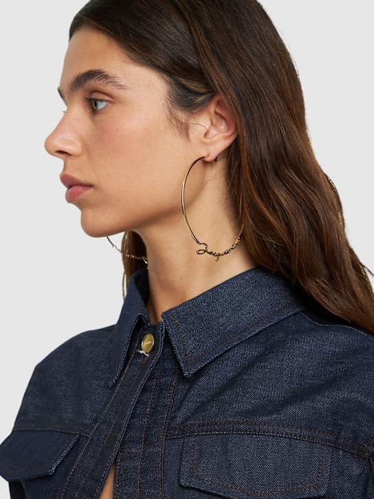 Luisaviaroma Orecchini A Cerchio Les Creoles Jacquemus