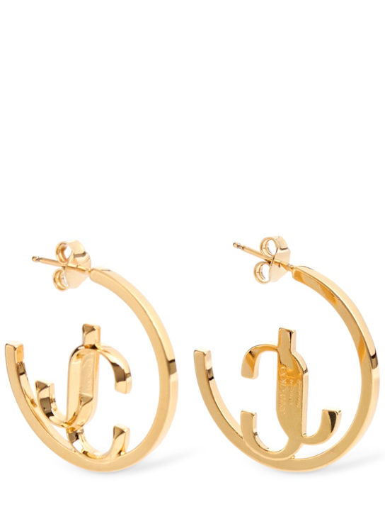 Luisaviaroma Orecchini a cerchio monogram con perla