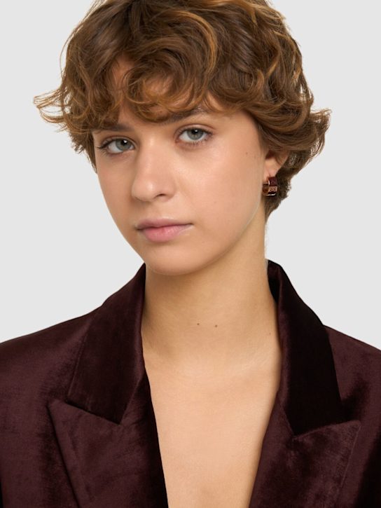 Luisaviaroma Orecchini A Cerchio Piccoli T Monogram