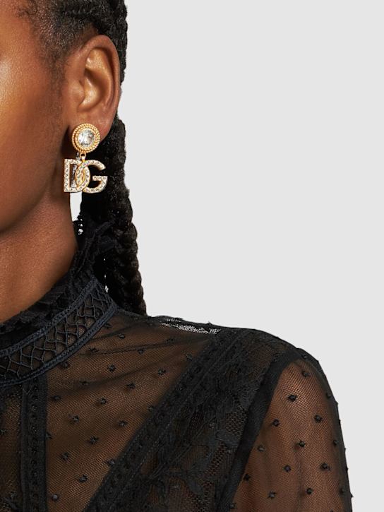 Luisaviaroma Orecchini A Clip Diva DG Con Cristalli