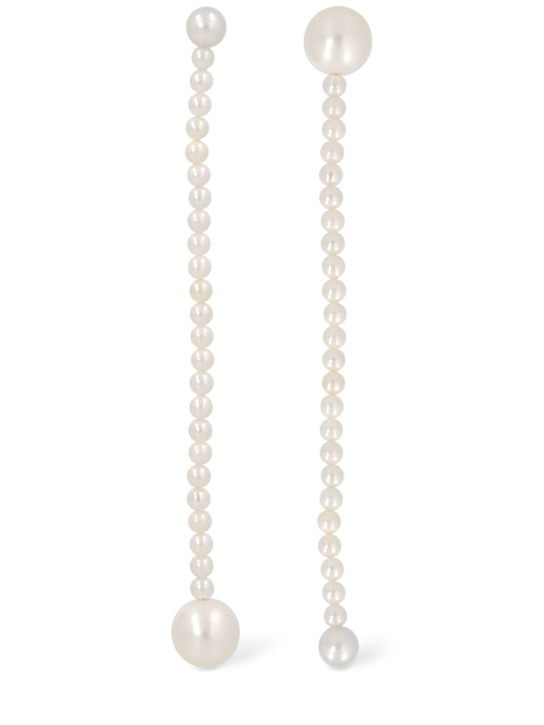 Luisaviaroma Orecchini Corinne Grande in oro 14kt con perle