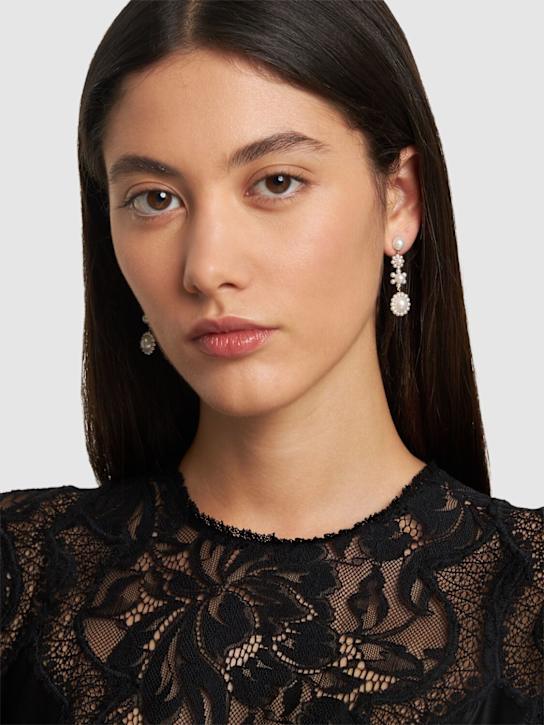 Luisaviaroma Orecchini Fleur Jeanne In Oro 14kt / Perle