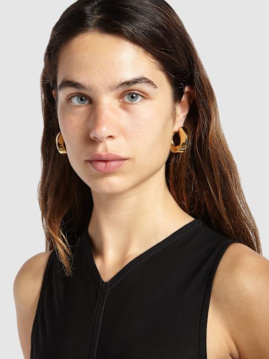 Luisaviaroma Orecchini Grandi Essentials Twist In Argento